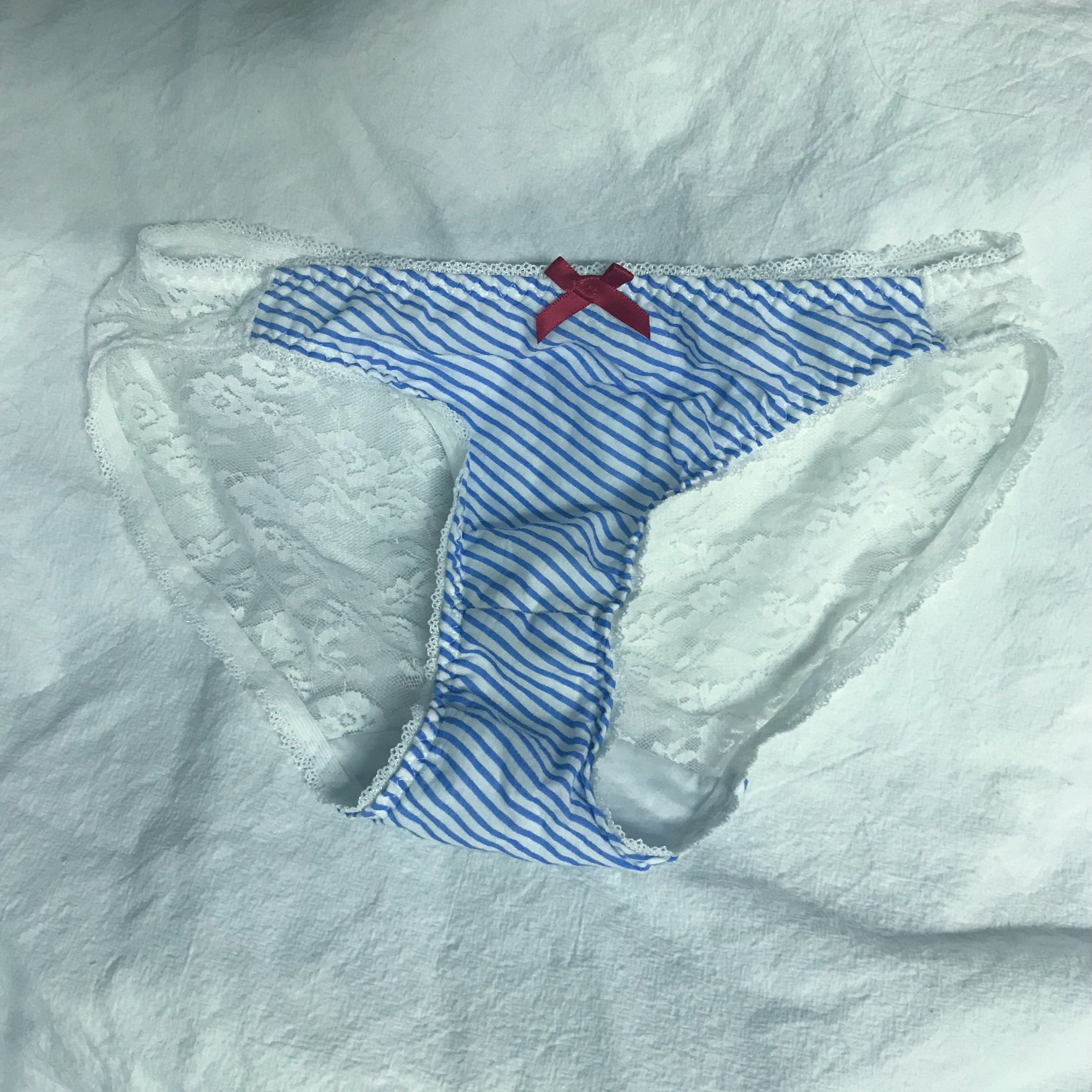 蝴蝶結條紋褲褲