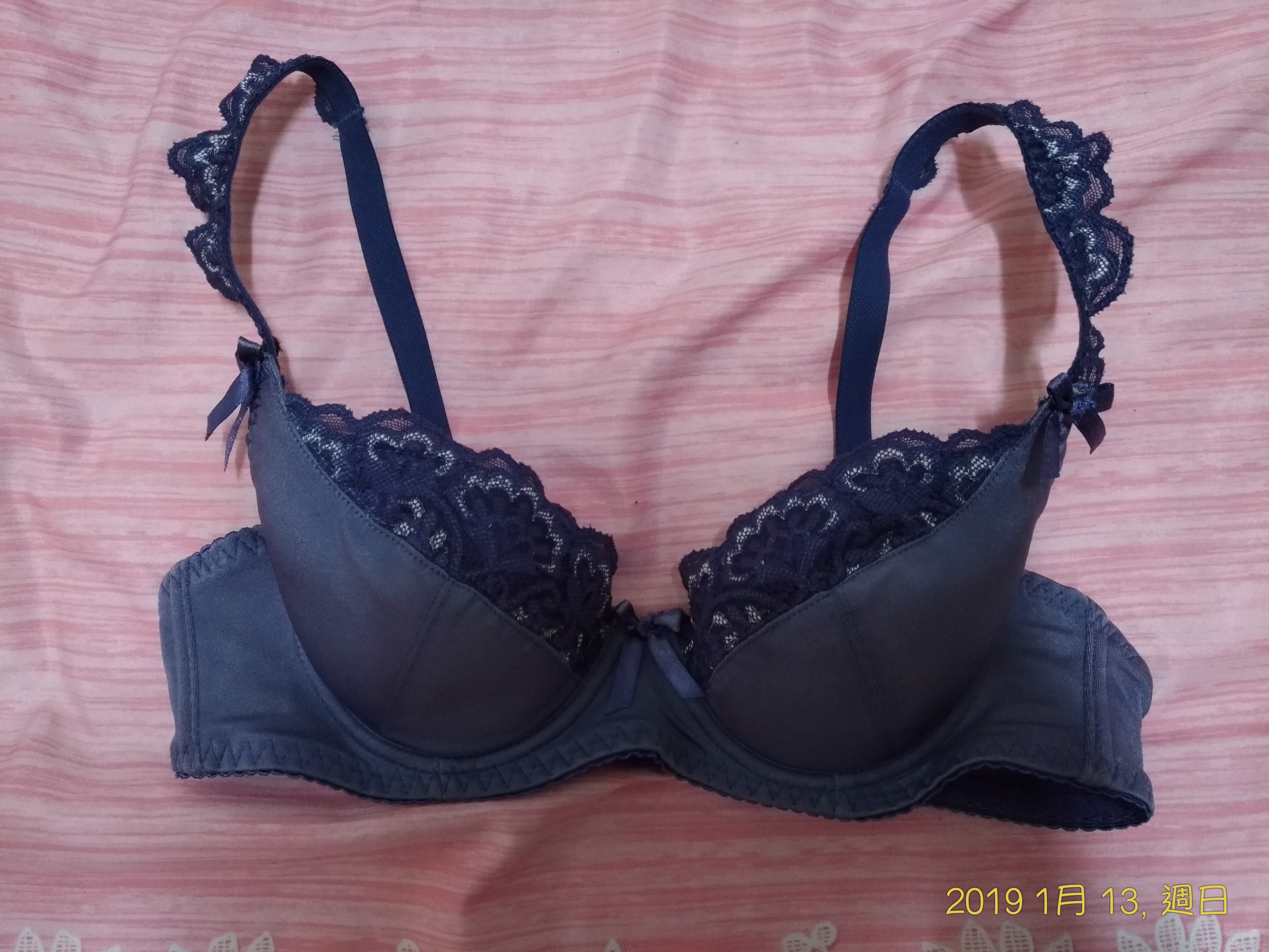 人妻原味 藍色迷幻內衣