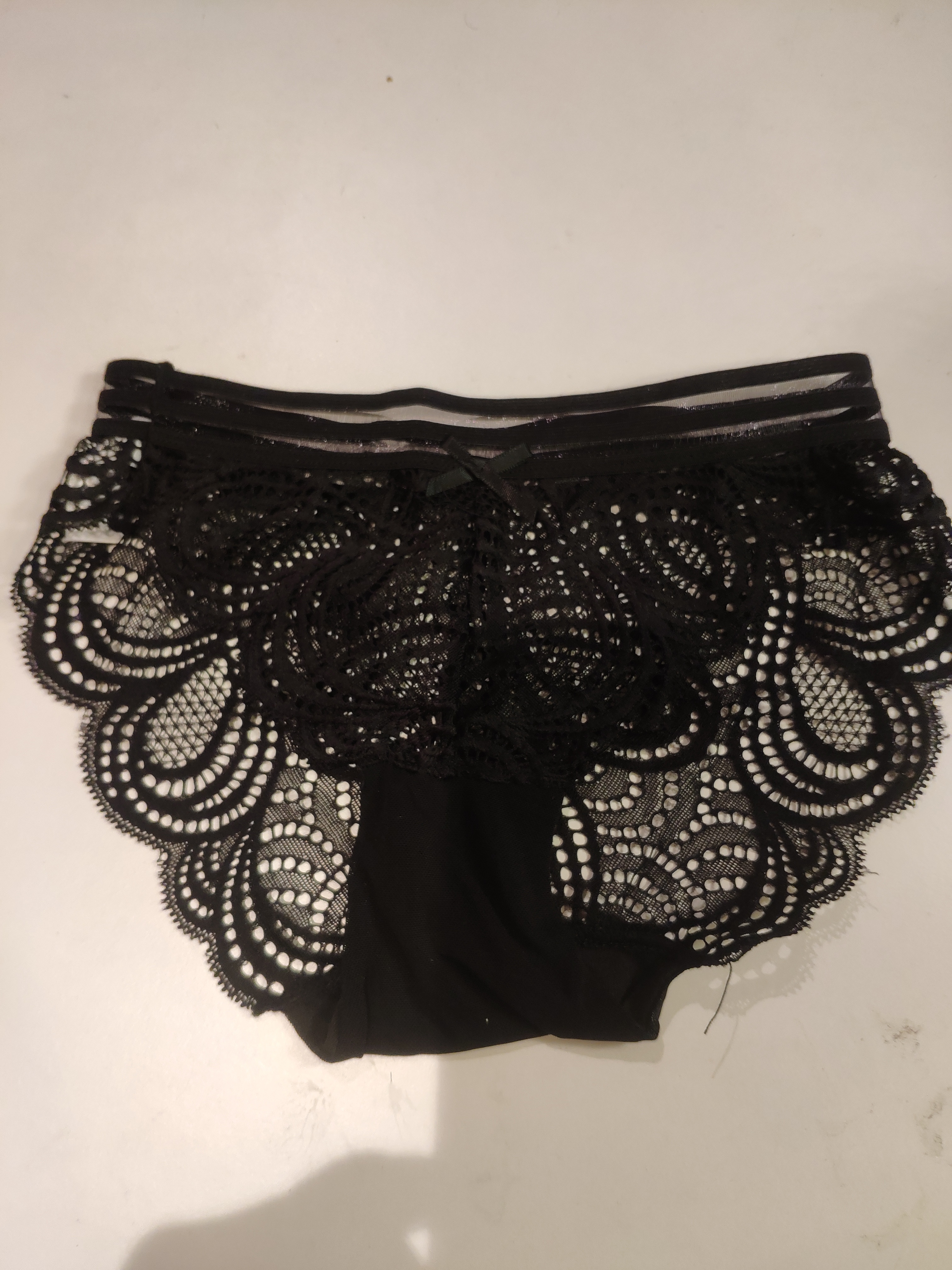 黑色布雷絲褲褲