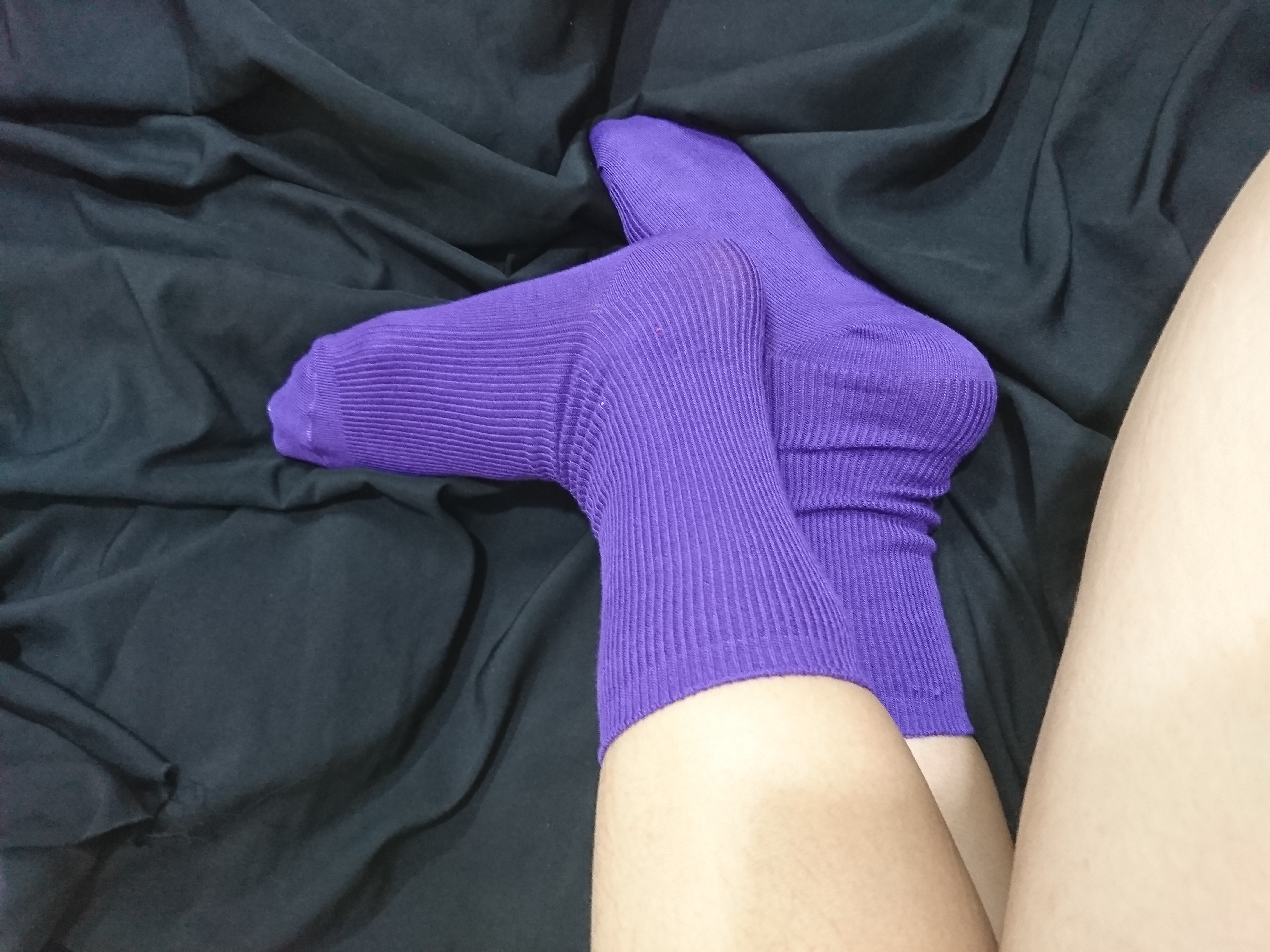 (ΦωΦ) 小貓貓の紫色襪襪 (ΦωΦ)