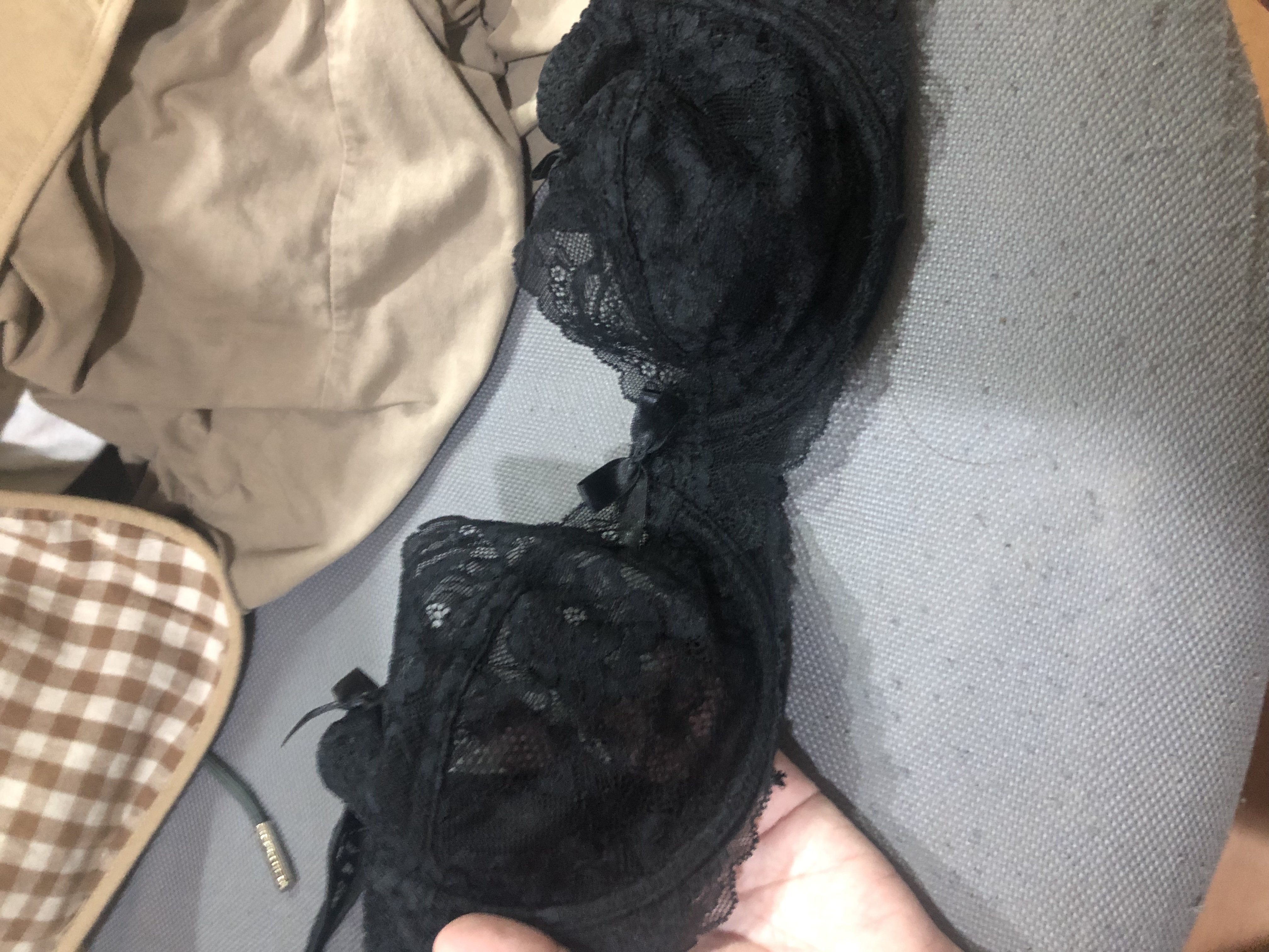 原味黑色蕾絲性感內衣